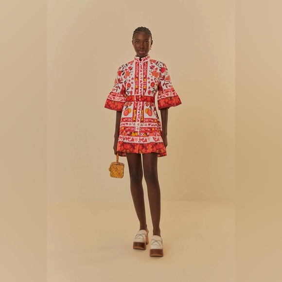 FARM RIO NWOT Romantic Orchard Mini Dress - Picture 3 of 11